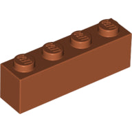 LEGO® los onderdeel Steen in kleur Donker Oranje 3010