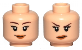 LEGO® los onderdeel Hoofd in kleur Lichte Noga 3626pb0482