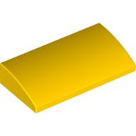 Plaatje in Gallery viewer laden, LEGO® los onderdeel Dakpan Gebogen in kleur Geel 88930