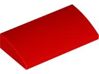 LEGO® los onderdeel Dakpan Gebogen in kleur Rood 88930