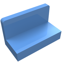Plaatje in Gallery viewer laden, LEGO® los onderdeel Paneel in kleur Medium Blauw 4865b