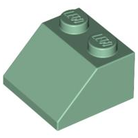 LEGO® los onderdeel Dakpan Algemeen in kleur Zandgroen 3039