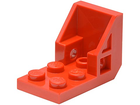 LEGO® los onderdeel Beugel in kleur Rood 4598