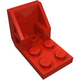 LEGO® los onderdeel Beugel in kleur Rood 4598