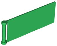 LEGO® los onderdeel Vlag in kleur Groen 30292