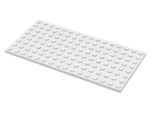 Plaatje in Gallery viewer laden, LEGO® los onderdeel Plaat Algemeen in kleur Wit 92438