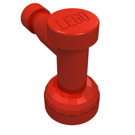 LEGO® los onderdeel Kraan in kleur Rood 4599a