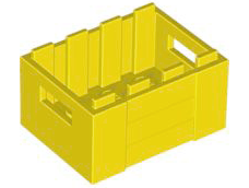 LEGO® los onderdeel Container in kleur Geel 30150