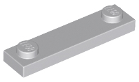 LEGO® Plaat Aangepast Licht Blauwachtig Grijs 92593