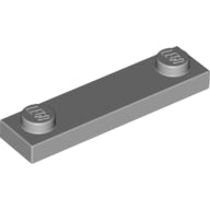 LEGO® Plaat Aangepast Licht Blauwachtig Grijs 92593