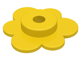 LEGO® los onderdeel Plant & Struik in kleur Geel 3742