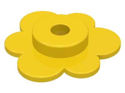 LEGO® los onderdeel Plant & Struik in kleur Geel 3742