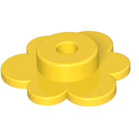 LEGO® los onderdeel Plant & Struik in kleur Geel 3742