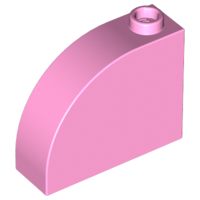 LEGO® los onderdeel Dakpan Gebogen in kleur Fel Roze 33243