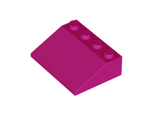 LEGO® los onderdeel Dakpan Algemeen in kleur Magenta 3297