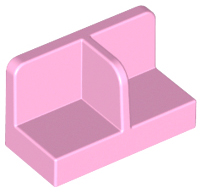 LEGO® los onderdeel Paneel in kleur Fel Roze 93095