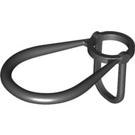 LEGO® los onderdeel Dier Accessoire in kleur Zwart 93087