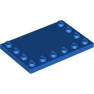 LEGO® los onderdeel Tegel Aangepast in kleur Blauw 6180