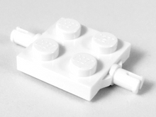 Plaatje in Gallery viewer laden, LEGO® los onderdeel Plaat Aangepast in kleur Wit 4600