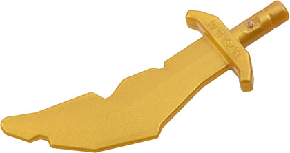 LEGO® los onderdeel Wapen in kleur Parel Goud 60752