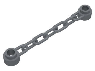 LEGO® los onderdeel Ketting Donker Blauwachtig Grijs 92338