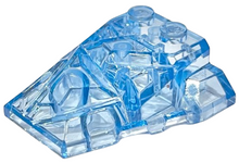 Plaatje in Gallery viewer laden, LEGO® los onderdeel Wig Doorschijnend Medium Blauw 64867