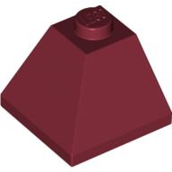 Plaatje in Gallery viewer laden, LEGO® los onderdeel Dakpan Algemeen in kleur Donkerrood 3045