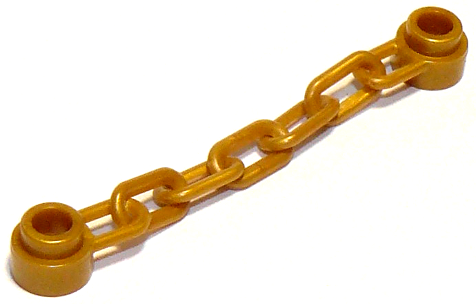 LEGO® los onderdeel Ketting in kleur Parel Goud 92338