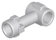 LEGO® los onderdeel Staaf Licht Blauwachtig Grijs 92690