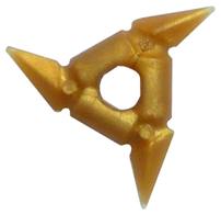 LEGO® los onderdeel Wapen in kleur Parel Goud 93058