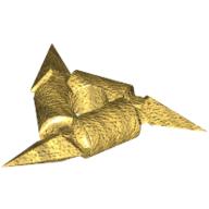 LEGO® los onderdeel Wapen in kleur Parel Goud 93058