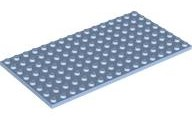Plaatje in Gallery viewer laden, LEGO® los onderdeel Plaat Algemeen Helder Lichtblauw 92438