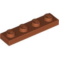 LEGO® los onderdeel Plaat Algemeen Donker Oranje 3710