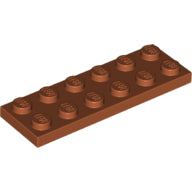 Plaatje in Gallery viewer laden, LEGO® los onderdeel Plaat Algemeen Donker Oranje 3795