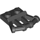 LEGO® los onderdeel Plaat Aangepast in kleur Zwart 92692