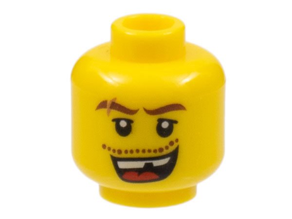 LEGO® los onderdeel Hoofd in kleur Geel 3626cpb0507