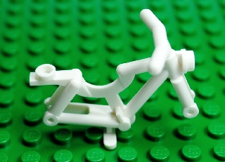 LEGO® los onderdeel Fiets & Motor in kleur Wit 4719