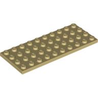 Plaatje in Gallery viewer laden, LEGO® los onderdeel Plaat Algemeen in kleur Geelbruin 3030