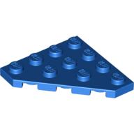 Plaatje in Gallery viewer laden, LEGO® los onderdeel Wig Plaat in kleur Blauw 30503