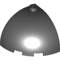 LEGO® los onderdeel Steen Rond in kleur Zwart 88293