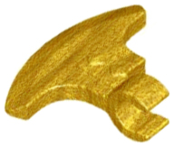 LEGO® los onderdeel Wapen in kleur Parel Goud 53454