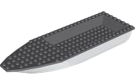 LEGO® los onderdeel Boot in kleur Wit 92710c01
