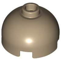 LEGO® los onderdeel Steen Rond in kleur Donker Geelbruin 553