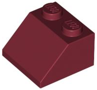 Plaatje in Gallery viewer laden, LEGO® los onderdeel Dakpan Algemeen in kleur Donkerrood 3039