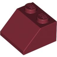 LEGO® los onderdeel Dakpan Algemeen in kleur Donkerrood 3039