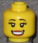 LEGO® los onderdeel Hoofd in kleur Geel 3626pb0520