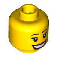 LEGO® los onderdeel Hoofd in kleur Geel 3626pb0520