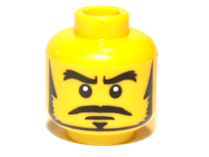 LEGO® los onderdeel Hoofd in kleur Geel 3626bpb0509