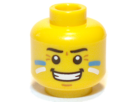 LEGO® los onderdeel Hoofd in kleur Geel 3626pb0505