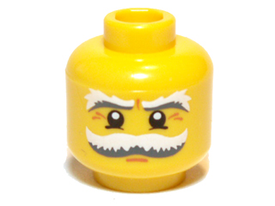 LEGO® los onderdeel Hoofd in kleur Geel 3626bpb0508